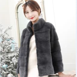 Women's Real Mink Fur Jacket Short Coat European Street Style Warm Casual Fashion Ladies Outerwear