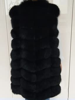 Natural Real Fox Fur Vest Natural Fur Coat For Jacket Female Coats Vest Waistcoat Long Fur Coats Real Fur Coat Fox Vest Jacket