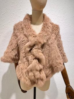 2023 Genuine Rabbit Fur Poncho,Knitted Rabbit Fur Pashmina,Genuine Rabbit Fur Shawl women's coats/Hot Sale/OEM/Wholesale/Retail