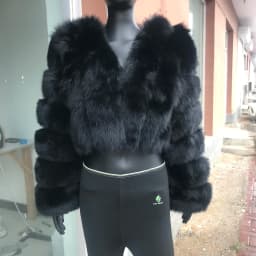 Real Fox Fur Coat for Women Fashion V-neck 42 Cm Short Fur Coat With Real Fox Fur Luxury Autumn Winter Warm Women Fox Fur Coat