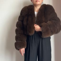 Real Fox Fur Coat for Women Fashion V-neck 42 Cm Short Fur Coat With Real Fox Fur Luxury Autumn Winter Warm Women Fox Fur Coat
