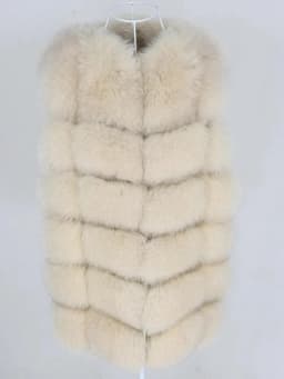 OFTBUY Spring Real Fox Fur Vest Women Sleeveless Winter Jacket Gilet Natural Fur Coat Bodywarmer Waistcoat Thick Warm Streetwear
