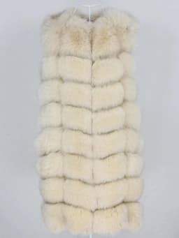 OFTBUY Spring Real Fox Fur Vest Women Sleeveless Winter Jacket Gilet Natural Fur Coat Bodywarmer Waistcoat Thick Warm Streetwear