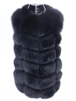 OFTBUY Spring Real Fox Fur Vest Women Sleeveless Winter Jacket Gilet Natural Fur Coat Bodywarmer Waistcoat Thick Warm Streetwear