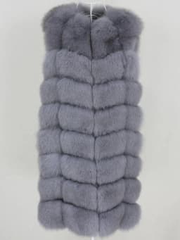 OFTBUY Spring Real Fox Fur Vest Women Sleeveless Winter Jacket Gilet Natural Fur Coat Bodywarmer Waistcoat Thick Warm Streetwear