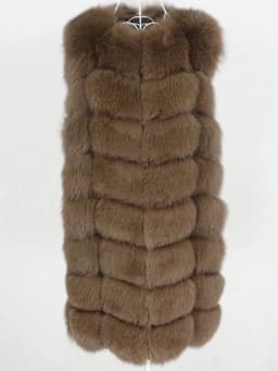 OFTBUY Spring Real Fox Fur Vest Women Sleeveless Winter Jacket Gilet Natural Fur Coat Bodywarmer Waistcoat Thick Warm Streetwear