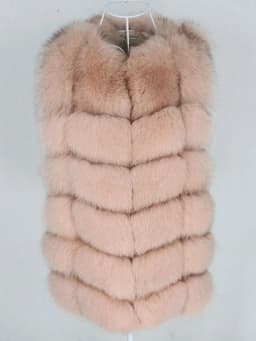 OFTBUY Spring Real Fox Fur Vest Women Sleeveless Winter Jacket Gilet Natural Fur Coat Bodywarmer Waistcoat Thick Warm Streetwear