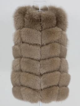 OFTBUY Spring Real Fox Fur Vest Women Sleeveless Winter Jacket Gilet Natural Fur Coat Bodywarmer Waistcoat Thick Warm Streetwear