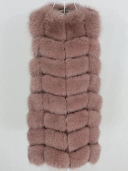 OFTBUY Spring Real Fox Fur Vest Women Sleeveless Winter Jacket Gilet Natural Fur Coat Bodywarmer Waistcoat Thick Warm Streetwear
