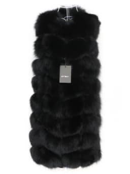 OFTBUY Spring Real Fox Fur Vest Women Sleeveless Winter Jacket Gilet Natural Fur Coat Bodywarmer Waistcoat Thick Warm Streetwear