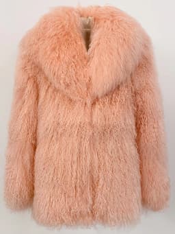 OFTBUY Fashion Warm Mongolian Fur Jacket New Autumn Winter Clothes Women Mid-length Natural Fur Coat Black Real Fur Overcoat