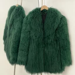 OFTBUY Fashion Warm Mongolian Fur Jacket New Autumn Winter Clothes Women Mid-length Natural Fur Coat Black Real Fur Overcoat
