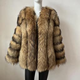 BEIZIRU Winter Woman Real Fox Fur Coat Warm Fashion Natural New Luxury Style Long Sleeve Fashion Girls Jacket