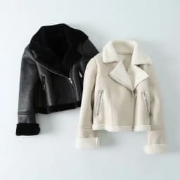 Winter Short Jacket Women's Faux Fur Leather Composite Coat Small Size Fashionable Outerwear Affordable Tailored Goods