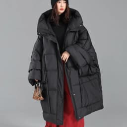 OFTBUY Loose Long Puffer Jacket New Winter Women Hooded 90% Duck Down Coat Thick Female Parka Snow Fluffy Feather Warm Outwear