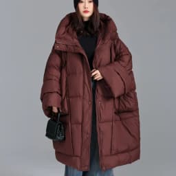 OFTBUY Loose Long Puffer Jacket New Winter Women Hooded 90% Duck Down Coat Thick Female Parka Snow Fluffy Feather Warm Outwear
