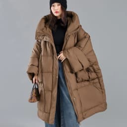 OFTBUY Loose Long Puffer Jacket New Winter Women Hooded 90% Duck Down Coat Thick Female Parka Snow Fluffy Feather Warm Outwear
