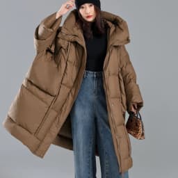 OFTBUY Loose Long Puffer Jacket New Winter Women Hooded 90% Duck Down Coat Thick Female Parka Snow Fluffy Feather Warm Outwear