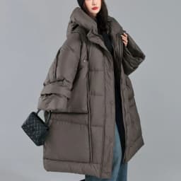 OFTBUY Loose Long Puffer Jacket New Winter Women Hooded 90% Duck Down Coat Thick Female Parka Snow Fluffy Feather Warm Outwear