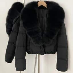 OFTBUY Big Natural Real Fox Fur Coat Women Autumn Winter Female 90% White Duck Down Jacket Feather Short Puffer Coat Thick Warm