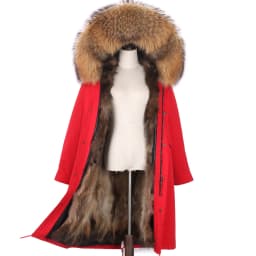 2026 New Winter Jacket Women X-Long Parka Waterproof Big Natural Raccoon Fur Collar Hood Real Fur Coat Thick Warm Real Fox Fur