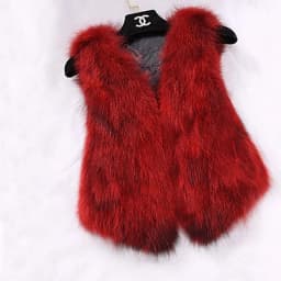 Sleeveless Vest Real Fox Fur Gilvet Natural Fox Fur Vest Women Trend Fashion Factory Wholesale Retail Fur Waistcoat DFP819