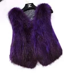 Sleeveless Vest Real Fox Fur Gilvet Natural Fox Fur Vest Women Trend Fashion Factory Wholesale Retail Fur Waistcoat DFP819