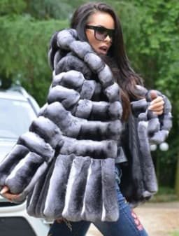 new brand of fur Coat Winter Fur Jacket For Women Thick Warm Rex Rabbit Fur Outerwear With Hood Luxury Full Pelt Jackets