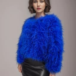 Winter True Ostrich Hair Jacket Casual Long Sleeve Imported Fur Jacket Women's Warm Jacket Size Customizable
