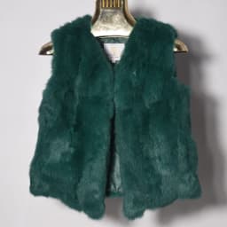 Fancy Rani Real Rabbit Fur Vest Short Natural Jacket For Women Fashion Leather Autumn Winter Spring Outwear High Quality