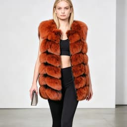 Maomaokong Natural Raccoon Real Fur Coat Ladies Waistcoat Fur Mid-length Winter Warm Real Fur Coat Luxury Women Coat Top Vest