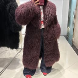 YOLOAgain 2025 Winter Warm Turn-Down Collar Real Mongolia Sheep Fur Jacket Long Women Plus Size 6XL Outerwear