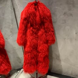 Long Mongolian Fur Natural Lady Real Sheep Fur Coat Winter Warm Winter Natural Fur Cloth 22-1