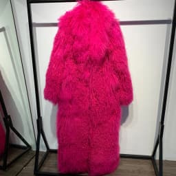 Long Mongolian Fur Natural Lady Real Sheep Fur Coat Winter Warm Winter Natural Fur Cloth 22-1