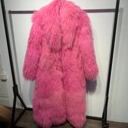 Long Mongolian Fur Natural Lady Real Sheep Fur Coat Winter Warm Winter Natural Fur Cloth 22-1