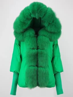 OFTBUY 2023 Winter Jacket Women Real Fox Fur Collar Hooded Natural Thick Warm Loose Oversize Duck Down Coat Streetwear Outerwear