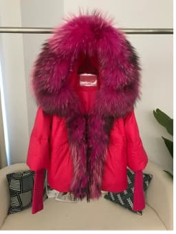 OFTBUY 2023 Winter Jacket Women Real Fox Fur Collar Hooded Natural Thick Warm Loose Oversize Duck Down Coat Streetwear Outerwear