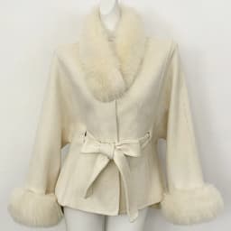 OFTBUY New Winter Natural Fur Woolen Jacket Women Luxury Short 100% Wool Coat Real Fox Fur Collar Belted Waist Outerwear Female