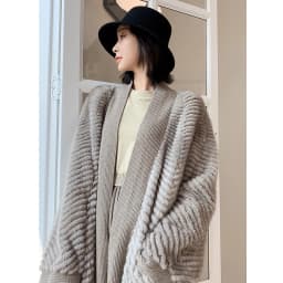 HDHOHR 2026 New High Quality Natural Mink Fur Coat Women With Belt Knitted Real MinkFur Jacket Fashion Warm Long For Female