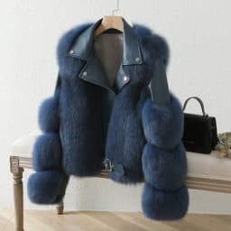 Real Fox Fur Coats With Genuine Sheepskin Leather Wholeskin Natural Fox Fur Jacket Outwear Luxury Women 2024 Winter New