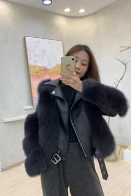 Real Fox Fur Coats With Genuine Sheepskin Leather Wholeskin Natural Fox Fur Jacket Outwear Luxury Women 2024 Winter New