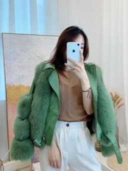 Real Fox Fur Coats With Genuine Sheepskin Leather Wholeskin Natural Fox Fur Jacket Outwear Luxury Women 2024 Winter New
