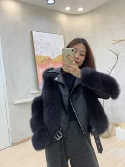 Real Fox Fur Coats With Genuine Sheepskin Leather Wholeskin Natural Fox Fur Jacket Outwear Luxury Women 2024 Winter New