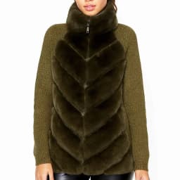 Black Friday Bestseller | Winter Rex Rabbit Fur Sweater Jacket | LAST STOCK • Lock Price | In Stock Select Sizes Only 250811