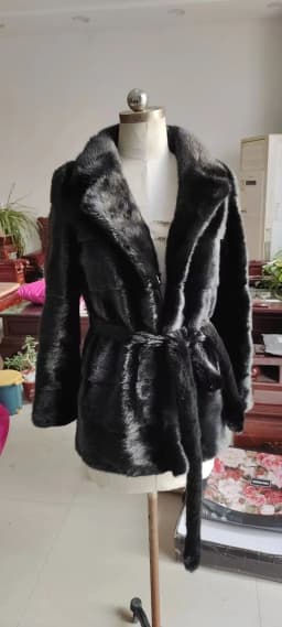 HDHOHR 2026 New Natural Mink Fur Coats For Women Real Mink Fur Coats OutwearPark With Fur High Quality Female Warm Winter Jacket