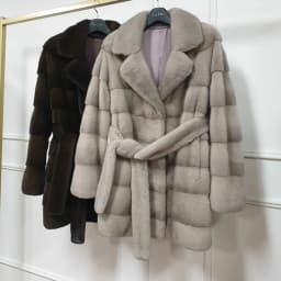 HDHOHR 2026 New Natural Mink Fur Coats For Women Real Mink Fur Coats OutwearPark With Fur High Quality Female Warm Winter Jacket
