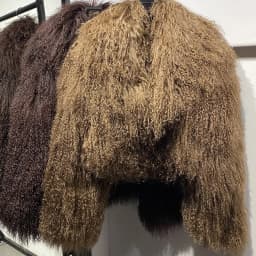 New brand real fur Short genuine fur coat Mongolia Sheep Fur long sleeves women's warm jacket