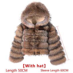 2026 New Natural Fur Premium Luxury Real Fur Coat Winter Women Natural Raccoon Fur Jacket Furry Jackets Female Vest