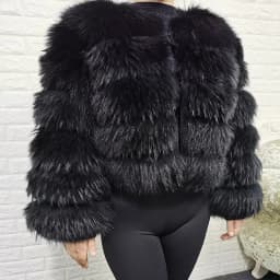 2026 New Natural Fur Premium Luxury Real Fur Coat Winter Women Natural Raccoon Fur Jacket Furry Jackets Female Vest