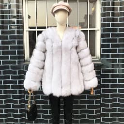 Autumn And Winter Mid Length Natural Fox Fur Coat Women Fashionable Fur Jacket The Most Popular Real Fur Coat Female Clothing